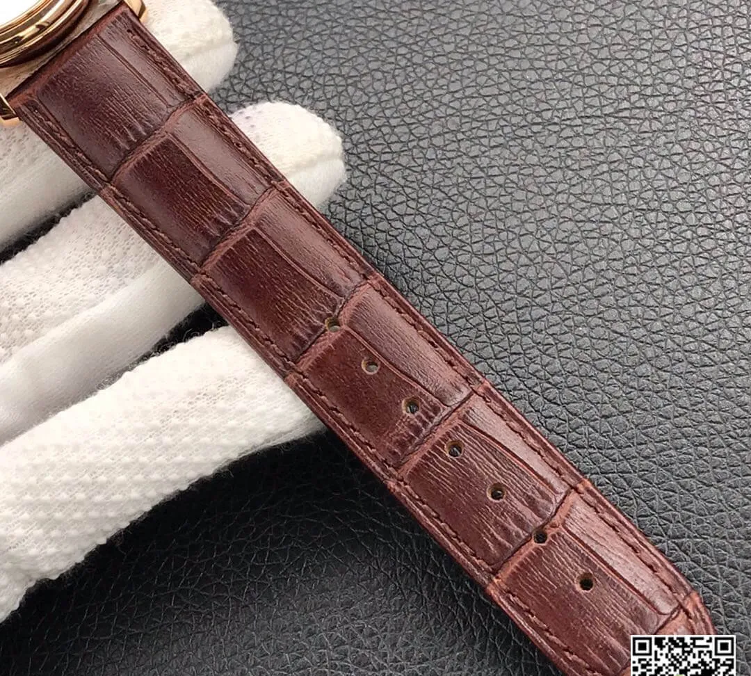 Omega De Ville 424.53.40.21.02.001 ZF Factory 1:1 Best Edition Replica Watch Brown Leather Strap